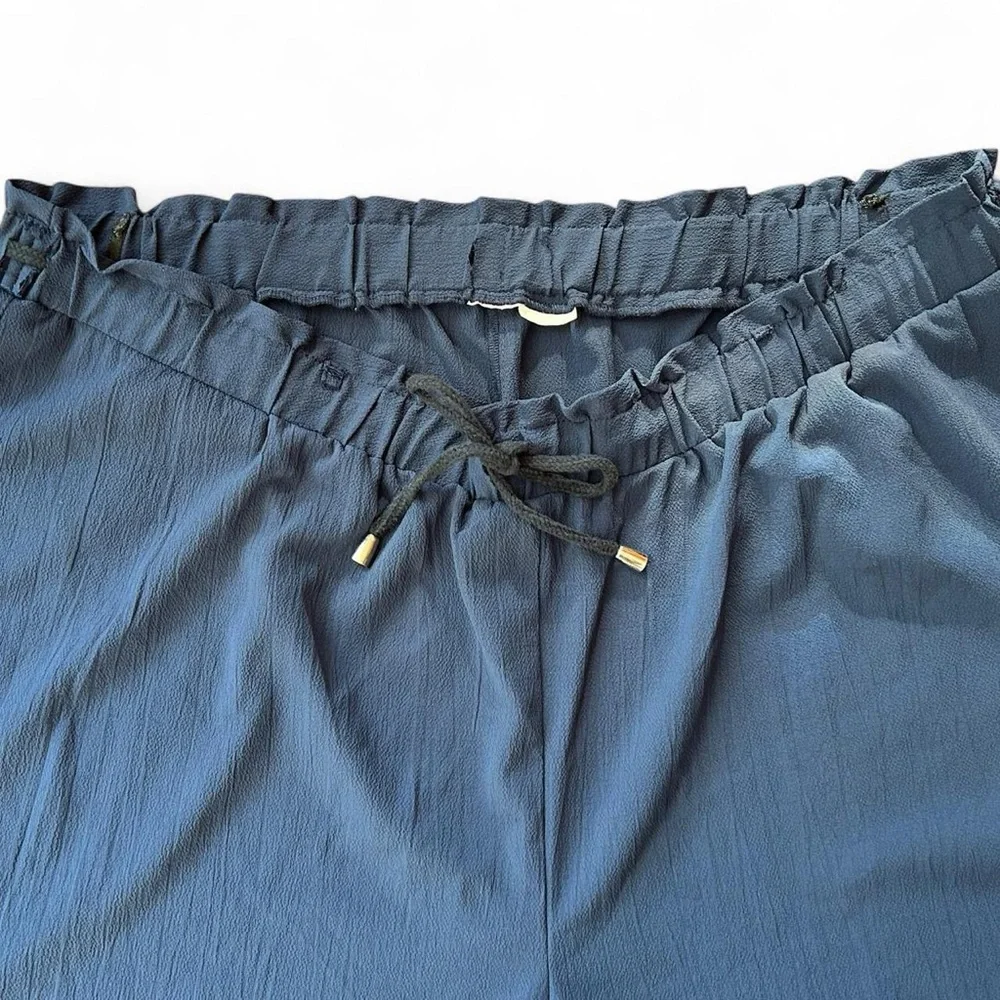 Blue Drawstring Pants - Picture 3 of 5
